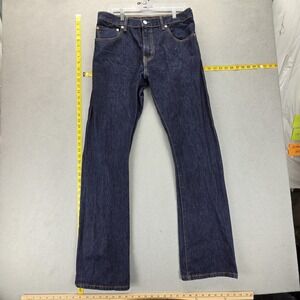 Levis 517 Jeans Mens 32x34 Blue Dark Wash Bootcut Zip Fly Regular Fit Denim